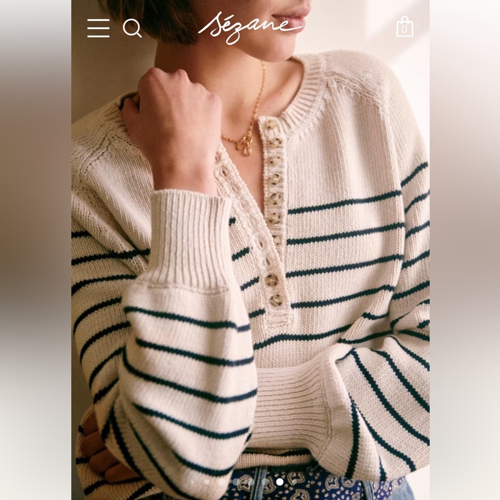 Sezane LÉONTINE JUMPER Sweater